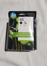 HP 65/T0A36AN Black & Tri-Color Ink Cartridge SEALED / US SELLER picture