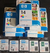 10 Boxes HP Original OEM C5011D 5-Black & 5-Color Ink Cartridges # 14 picture