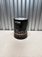 NEW TDK 100 Spindle Pack DVD-R Recordable 16X 120min Video 4.7GB Data Blank picture