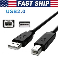 5FT USB 2.0 A TO B High Speed Printer Scanner Premium Cable Cord US Lot picture