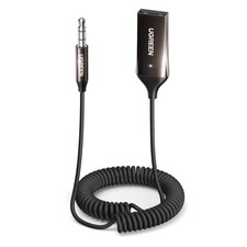 Compact Bluetooth Car Adapter with Built-in Microphone & Plug-and-Play Setup picture