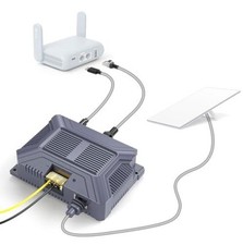 XLTTYWL 200W 5-in-1 GigE PoE Injector for Starlink Gen 3/4/4X USB Type-C Gray picture
