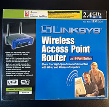 Linksys BEFW11S4 Wireless 802.11b Router 11 Mbps 4-Port 10/100 Switch picture