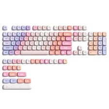 PBT Keyboard Keycaps 126 Keys MOA Profile Cute Keycap Custom 60 65 75 100 Per... picture