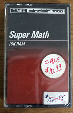 Super Math TIMEX SINCLAIR 1000 16K RAM Tape Software New Sealed picture