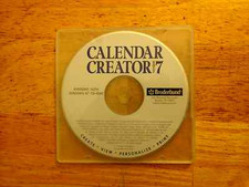 Broderbund Calendar Creator 7 For Windows  XP/VISTA/WINDOWS 7/8.1/10 (NEW) picture