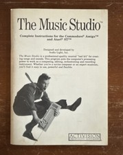 Commodore 64 synthesizer & Sequencer, The Music Studio Instructions Only picture