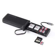 USB 3.1 Type-C SD MicroSD Card Reader Holder Case 2-in-1 UHS-II 312MB/s picture