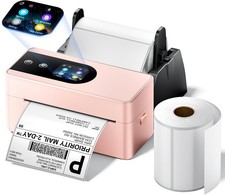 Phomemo PM64D 4x6 Shipping Label Printer Touch Screen with Holder + 500X Label picture