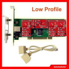 TDM410P Asterisk Card FXO Card FXS Card Issabel Free PBX TDM410 Low Profile picture