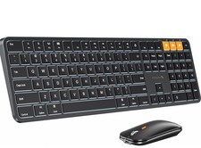 Protoarc Bluetooth Triple Channel Backlit Keyboard And Mouse Combo KM100-A picture