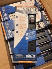 Tripp Lite TLP606B Surge Protector 6-Outlet 6 ft Cord 790J 120V 15A picture