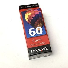 New OEM Genuine LEXMARK 60 Color Ink Cartridge Z12 Z22 Z32 Compaq IJ600 picture