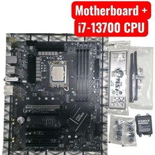 MSI PRO B760-VC WIFI DDR5 ATX Motherboard + Intel Core i7-13700 CPU Combo picture