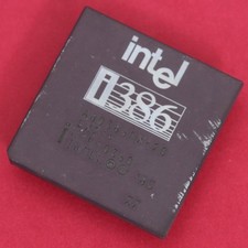 Intel 386 DX 20Mhz Ceramic CPU Processor SX214 A80386DX-20 386DX 20 picture