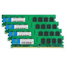 8GB Kit 4x2GB DDR2 800MHz PC26400 CL6 240Pin UDIMM Desktop RAM Memory Module picture