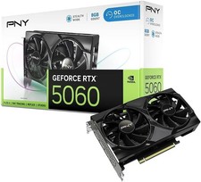 PNY NVIDIA GeForce RTX™ 5060 OC Dual Fan Graphics Card (8GB GDDR7, 128-bit)™ picture