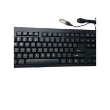 iMicro KB-US0803 104-Key Wired USB English Keyboard Black picture