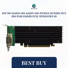 SFF HP 454319-001 456137-001 NVIDIA NVS290 NVS 290 P538 256MB PCIE WINDOWS 10 picture