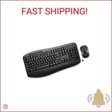 Staples TECH Wireless Keyboard and Mouse Combo, Quiet Typing, Optical Mouse, Bla picture