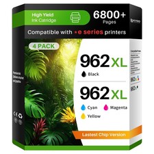 962XL Ink Cartridge Combo Pack Compatible for HP 962XL 962 Ink Cartridges Work w picture