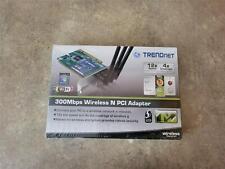 TRENDnet Wireless-N PCI Adapter 802.11n 64/128-Bit 300Mbps 2.4GHz TEW-623PI N7-2 picture