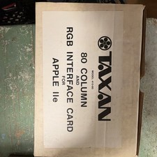 TAXAN 80RGB Interface Card for Apple IIe Computer Vintage UNTESTED picture