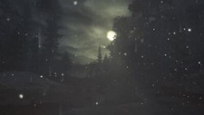 Landscape minimalism blurred trees Custom Gaming Mat Desk picture
