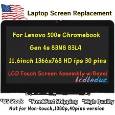 5M11Q54434 New for Lenovo 500e Chromebook Gen 4s HD LCD Touch Screen Replacement picture