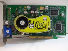 Vintage EVGA e-GeForce4 MX 440.064-A4-NV70-A1 ACS AGP Card 180-10070-0000-B02 picture