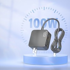 100W Universal USB-C Power Adapter Laptop Fast Charger For HP Dell Lenovo Asus picture