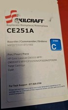 Lot Of 4 Skilcraft Laser Toner Cartridge CE251A Cyan Blue. Unused. Old Toner. picture