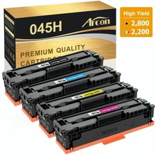 4PK 045H Toner Cartridges for Canon 045 imageClass MF634Cdw MF632Cdw LBP612Cdw picture
