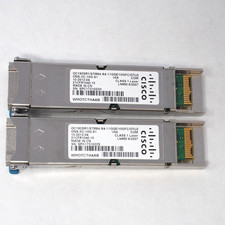 Genuine Cisco ONS-XC-10G-S1 XFP Transceiver Module 10-2012-04 2x Lot Pair picture