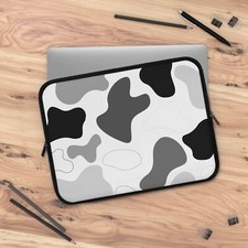 Black Camouflage, Cow Print, Splatter Case Bag Computer Laptop Sleeve picture