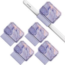 [4 Pack] Pen Loop Holder for Apple Pencil ＆ Stylus Pens Elastic Adhesive Sleeve picture