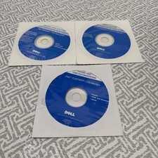 Vintage Dell Software Disc Lot - ResourceCD, Monitor Drivers, Application Disc picture