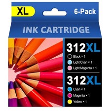 High Yield 6-Pack 312XL Ink Combo for Epson Expression XP-8500 XP-8600 XP-15000 picture