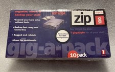 Iomega Zip 100 100MB Disks Formatted for IBM compatable- NEW SEALED - 10 Pack picture
