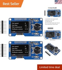 2PCS 1.3-inch OLED Module Button EC11 Rotary Encoder IIC Interface LCD Screen... picture