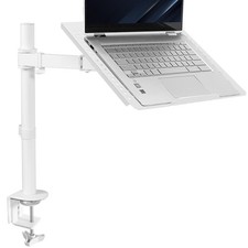 Single Laptop Notebook Desk Mount Stand, Fully Adjustable Extension with C-cl... picture