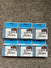 6 Pack LC401XL Black Ink Cartridges Compatible for Brother High Yield picture