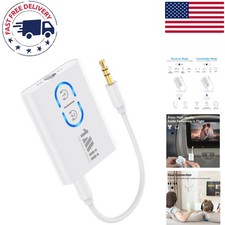 Advanced Bluetooth 5.3 Audio Adapter - Low Latency for Seamless TV & Headphones picture