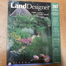 Sierra Land Designer 3D Version 4.0 Big Box 1996  PC Sealed picture