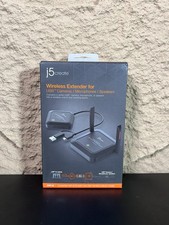 j5create JVW120 Wireless USB Extender Webcam Camera Mic Speaker Conference picture