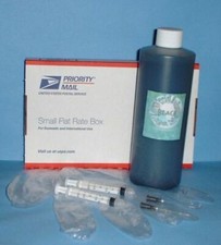 16 oz pint Black ink kit refill any printer HP Lex Dell 1/2 liter 500ml  picture