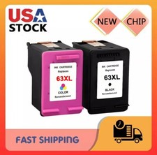 63 XL Ink Cartridge for HP OfficeJet 3830 4650 4655 5255 ENVY 4512 4516 4520 picture
