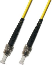 5M Singlemode Simplex Fiber Optic Cable 9/125 ST Patch Cable Patch Cord Network picture