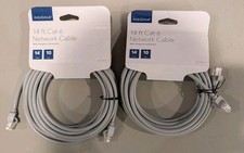 2X Insignia - 14ft Cat-6 Network Cable - Ethernet RJ45 - 10Gbps - NS-PNW5614 picture