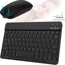 2-Piece Wireless iPad Keyboard & Mouse Set – Rechargeable, Portable, Silent Typi picture